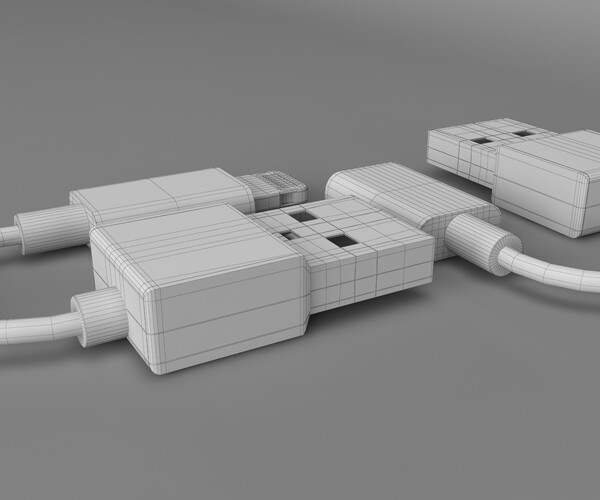 ArtStation - Socket Adaptor input output | Game Assets