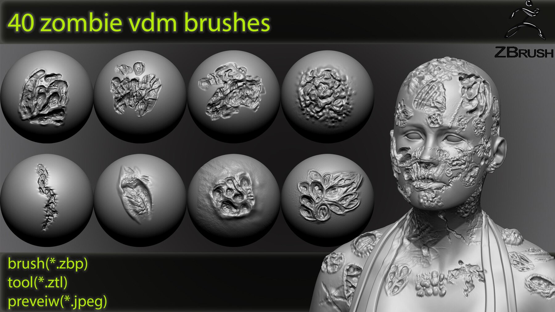 free vdm brushes zbrush