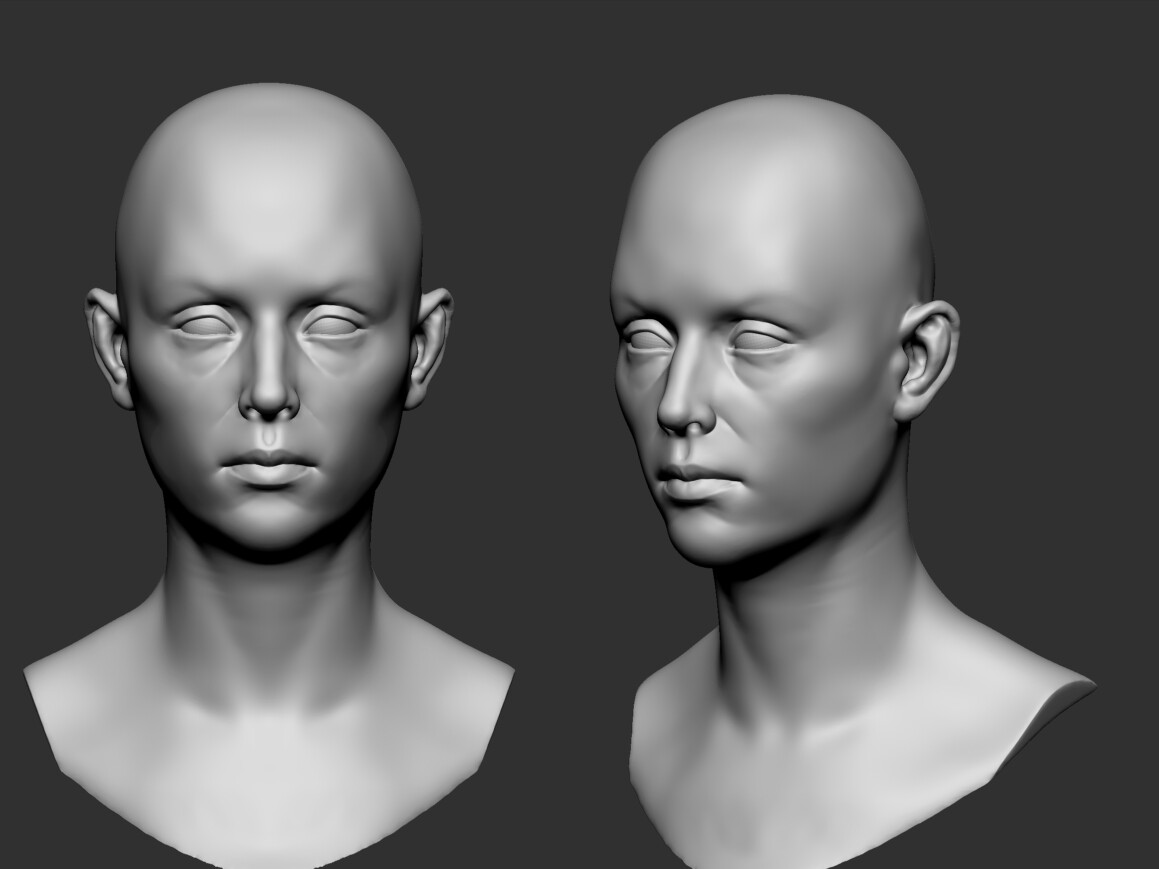 ArtStation - Female head | Resources