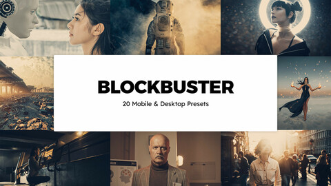 20 Blockbuster LUTs and Lightroom Presets