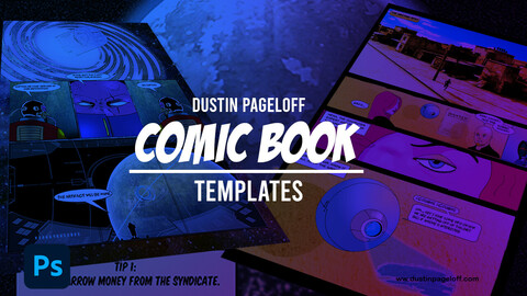 ArtStation - Comic Book Templates for Photoshop | Artworks