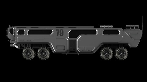 Simple Sci-fi Truck