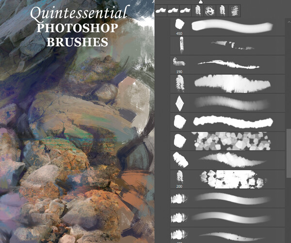 ArtStation - Quintessential Photoshop Brushes | Brushes