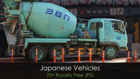 Japanese Vehicles - Photo Reference Pack