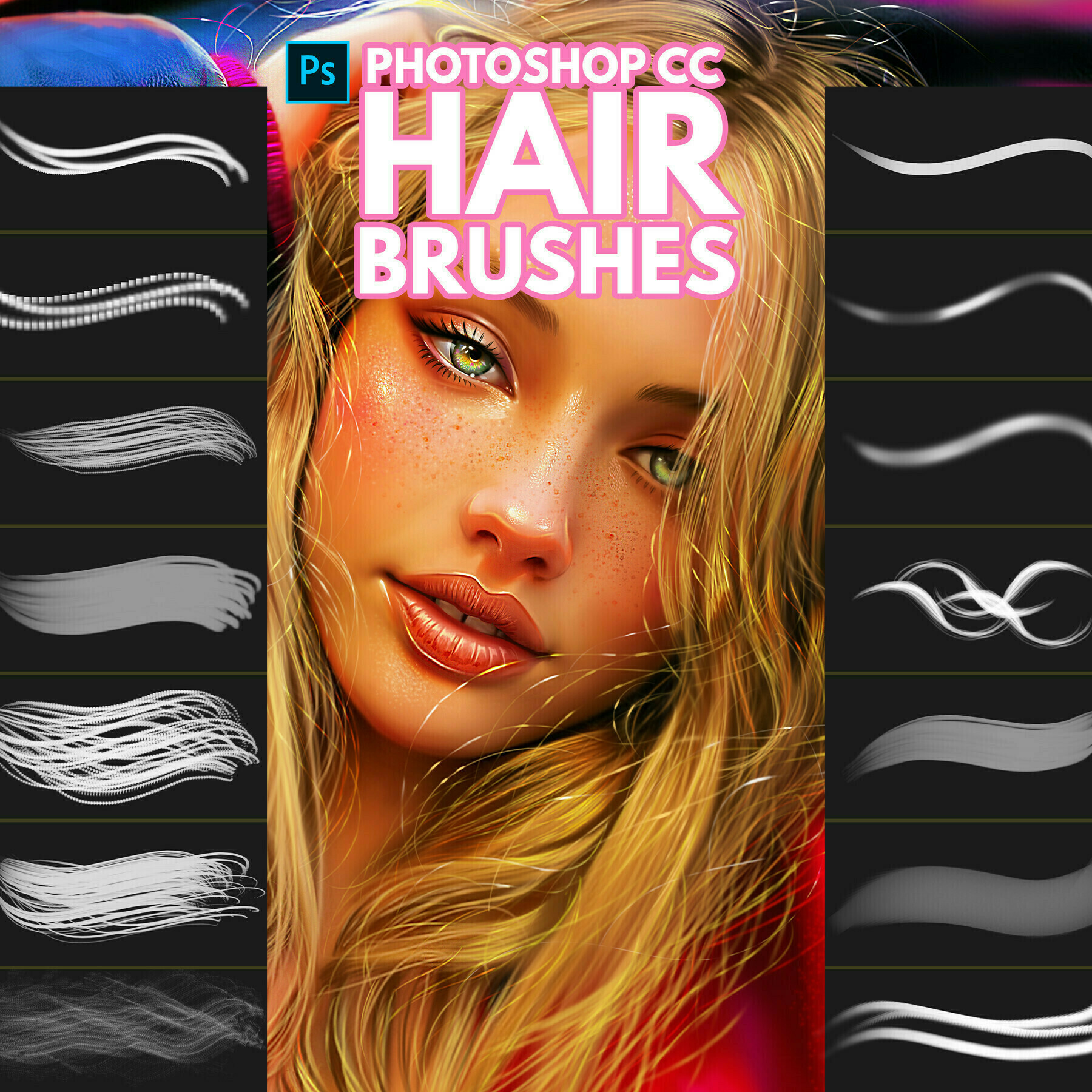 hair brush photoshop deviantart