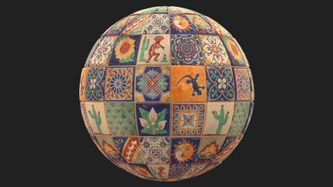 Mexican Tiles - Substanse Designer Material