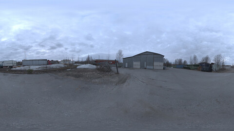 Industrial Area HDRI - Dusk Desolation