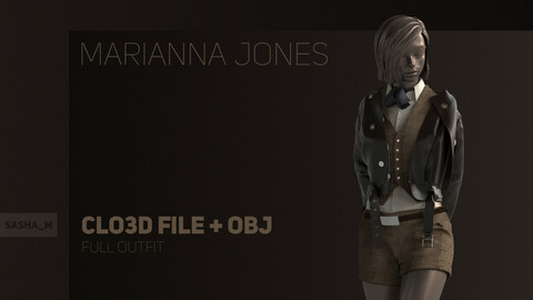 Maryanna Jones outfit (inspired by Indiana Jones)