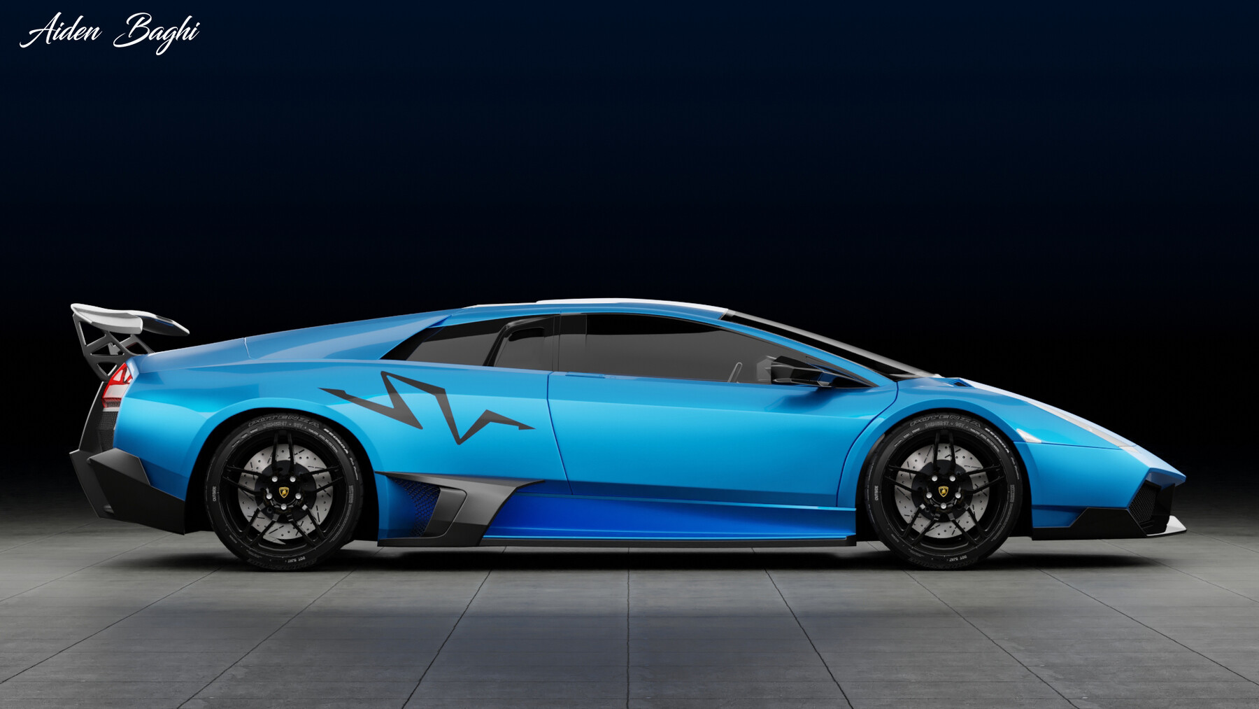 ArtStation - Lamborghini Mucielago SV LP670-4 | Game Assets