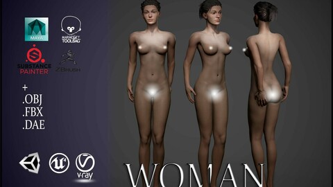 3D Female Model