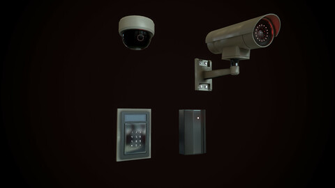 Security & Surveillance Mini Pack (4K Textures)