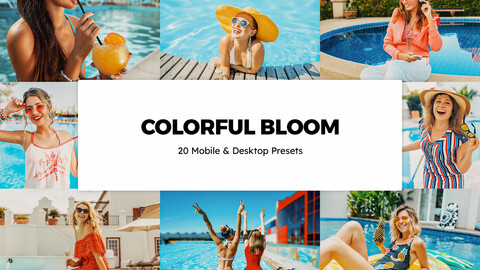 20 Colorful Bloom LUTs and Lightroom Presets