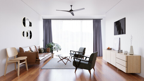 scandinavian living room