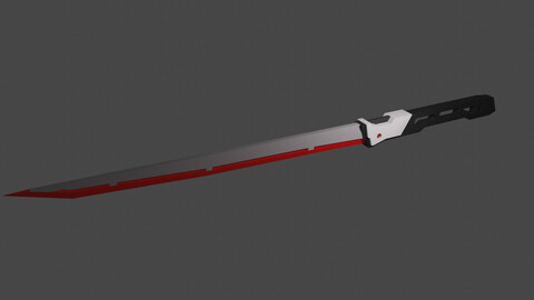 Low poly Cyber sword