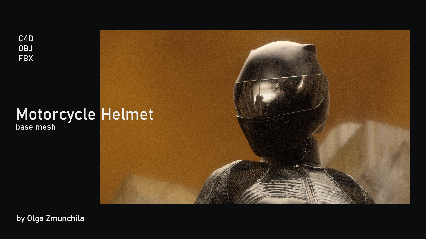 ArtStation - Motorcycle Helmet Base Mesh | Game Assets