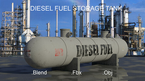 Industrial Diesel Fuel Storage Tank