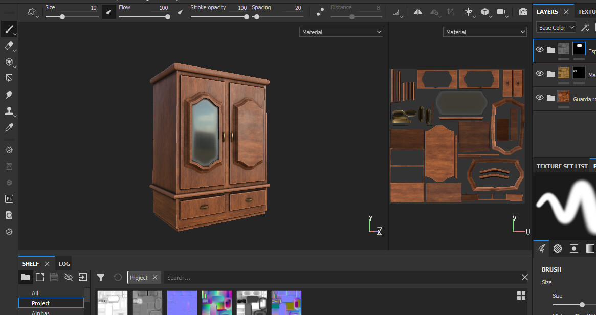 ArtStation Wardrobe Game Assets