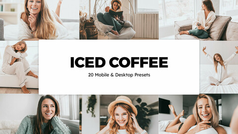 20 Iced Coffee LUTs and Lightroom Presets