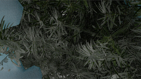 winter plant 3D model