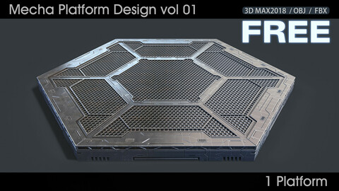 Sci-Fi Mecha Platform  Kit vol 1 Free