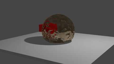 Rough Amber Material