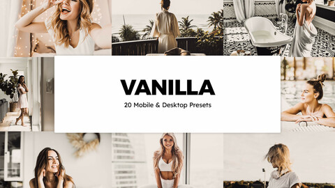 20 Vanilla LUTs and Lightroom Presets