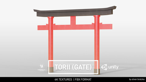 Japanese Gate [Game ready]