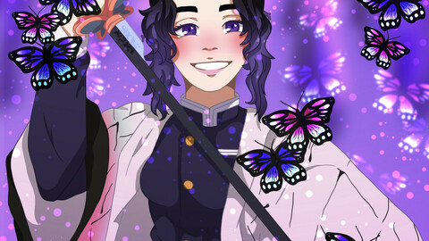 Shinobu Kocho Illustration