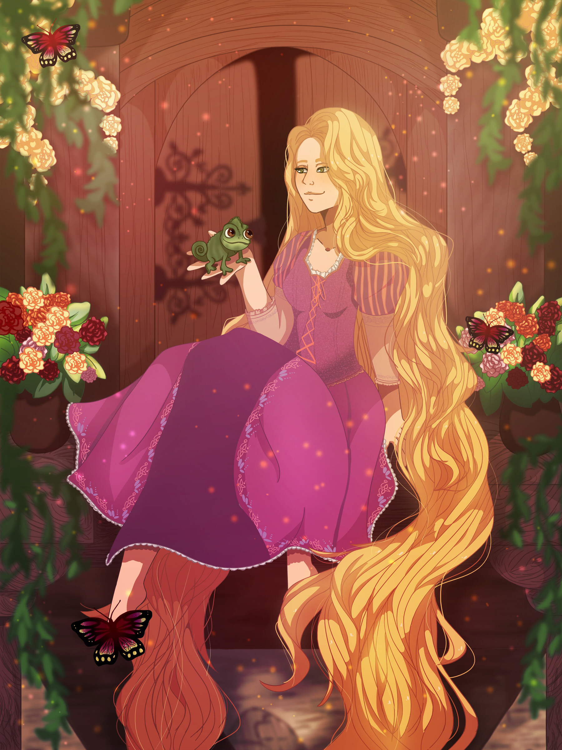 ArtStation - Rapunzel Illustration | Artworks