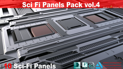 Sci-Fi Panels Pack vol 04