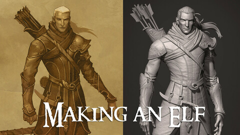 Making an Elf - a ZBrush workshop