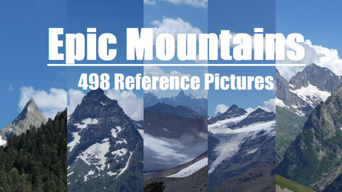 Epic Mountains 498 Photo Reference Pictures