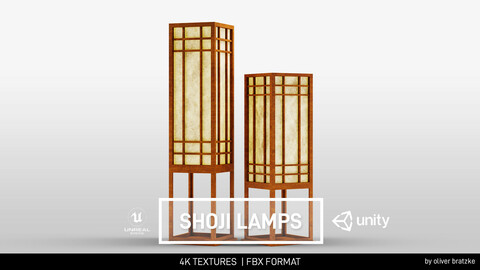 Japanese Shoji Lamps