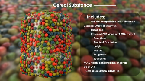 Cereal Substance Material