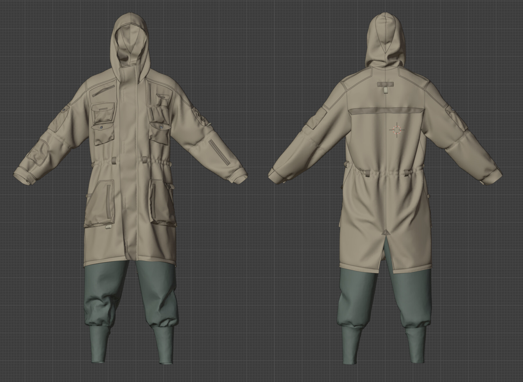 ArtStation - Denim men’s jacket. Marvelous Designer / Clo3D project ...