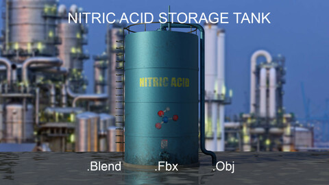 Industrial Nitric Acid Storage Tank