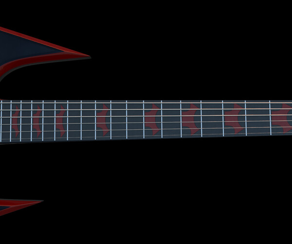 ArtStation - Guitar B.C.RICH NT BEAST. Highpoly 3D Model. | Resources