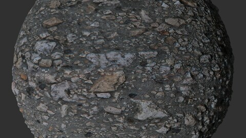 Gravel Ground 1 PBR Material