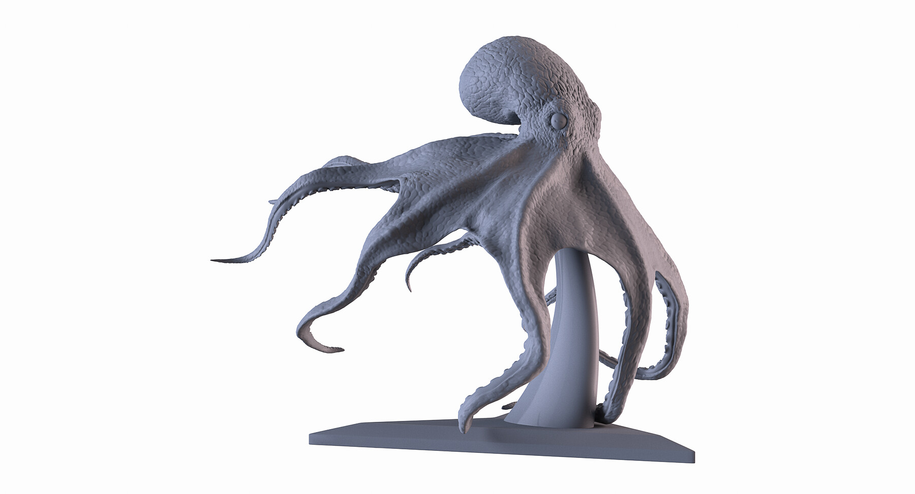 ArtStation Octopus Statue Resources