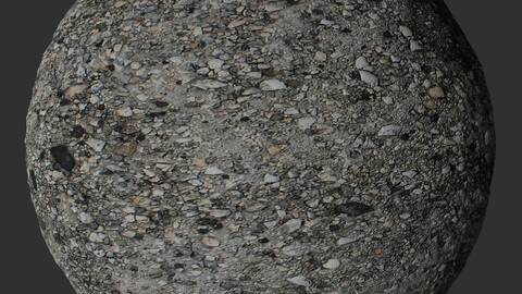 Winter Ground Gravel 1 PBR Material