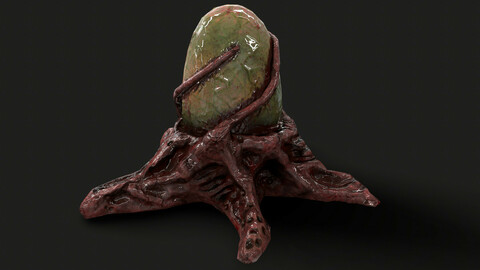 Game ready biomass monster egg.