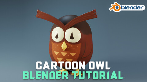 Blender 3D - Create a Cartoon Owl