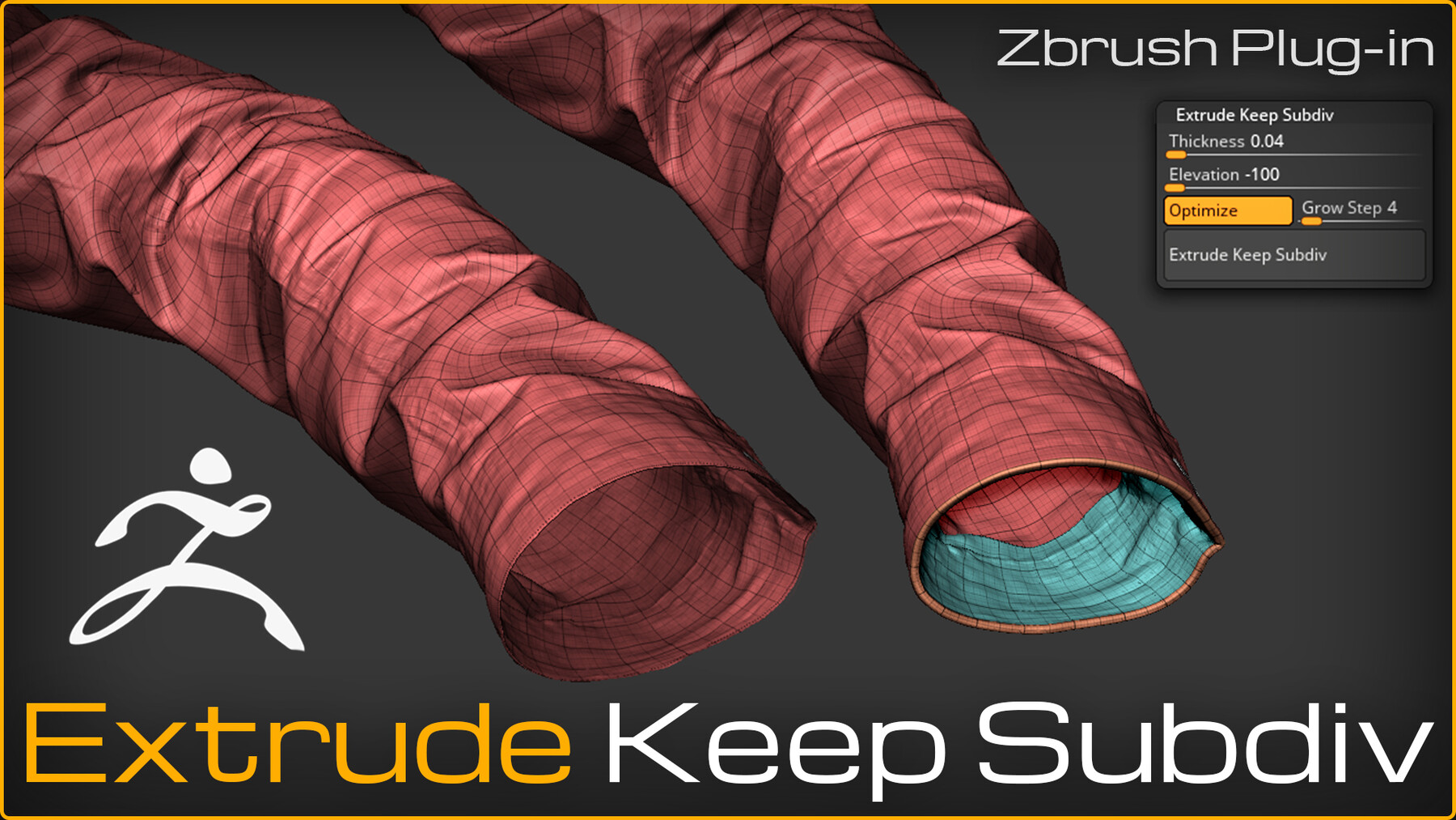 how to extrude tools in zbrush