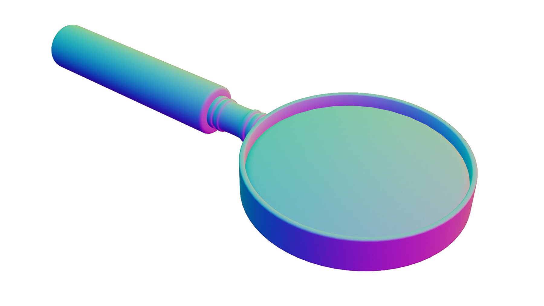 ArtStation - Magnifying Glass Low-poly 3D Model | Resources