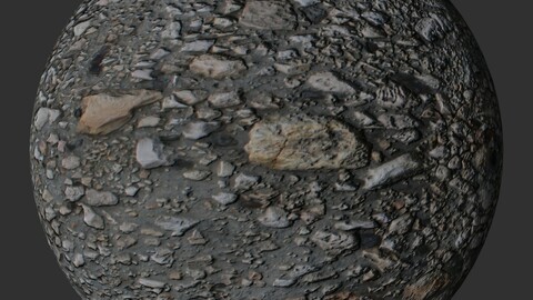 Gravel 1 PBR Material