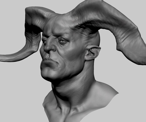 ArtStation - Fantasy Creature Head 07 | Resources