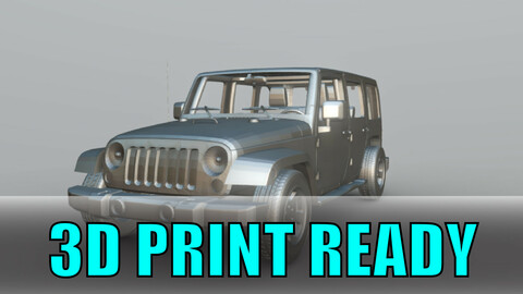 Jeep Wrangler 3D PRINT READY