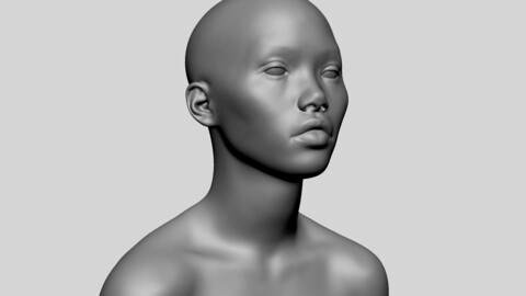 Asian Female Head