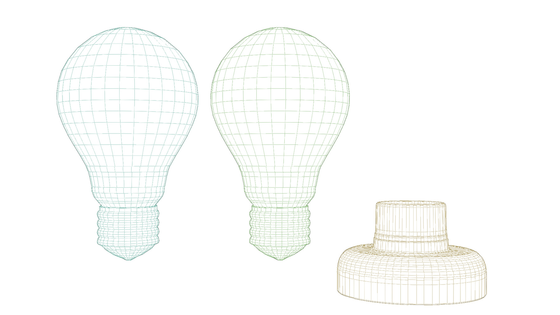 penge Assimilate Symphony ArtStation - Old Light Bulb with Holder Low-poly 3D model | Resources