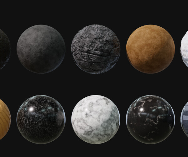 Artstation Blender Procedural Material Pack 1 Resources